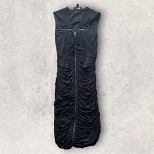 Bebe • Black Cocktail Dress with Zippers • XXS